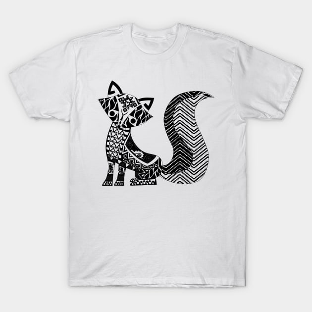 little tribal fox ecopop T-Shirt by jorge_lebeau